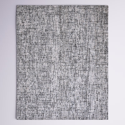 Irven Handmade Tufted Wool Dark Grey Area Rug