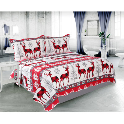 Ensemble de courtepointe 3 pièces Marina Soft Home