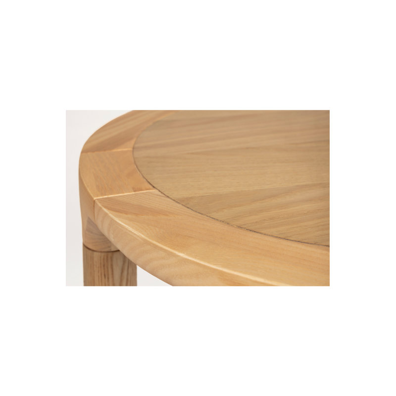 Storm Solid Wood Coffee Table, Beige