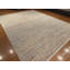 Tapis moderne 9 x 12 po, tapis en laine noué à la main, tapis minimaliste Racha, tapis rayé multicolore, tapis afghan contemporain, grand salon