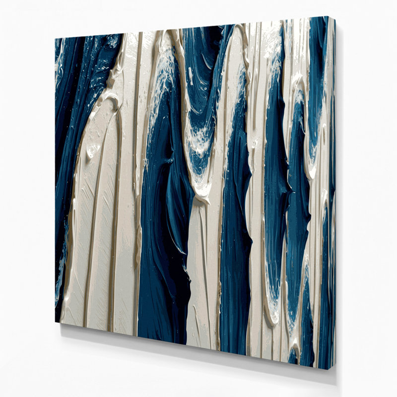 Art mural sur toile DiagonalStripes, H 12 po x l 12 po