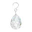 Décoration de Noël pendentif en cristal transparent en forme de larme et décoration d'arbre de Noël 10 pièces