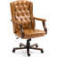 Fauteuil de direction ergonomique, dossier à oreilles en similicuir, hauteur réglable, base en bois robuste-129982246