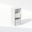 Étagère de rangement à 2 niveaux pour vêtements et garde-robe Shavon, 10 po de largeur-126699117-108207280
