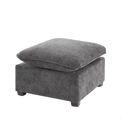 26*26" Ottoman Module For Modular Sectional Sofa,Wide Seat,Chenille by Latitude Run