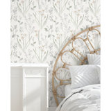 Alpine Botanical Floral Peel & Stick Wallpaper Roll