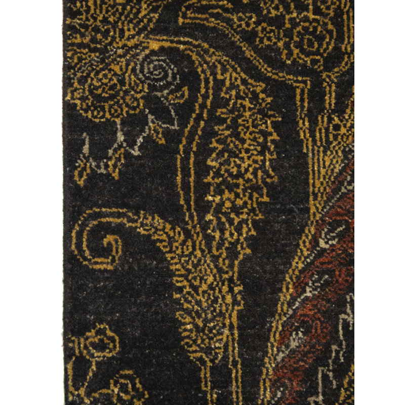 Tapis oriental moderne 2X3 Mute Charcoal Tribal