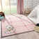 Roffe Pink Teddy Bear Kids Area Rug