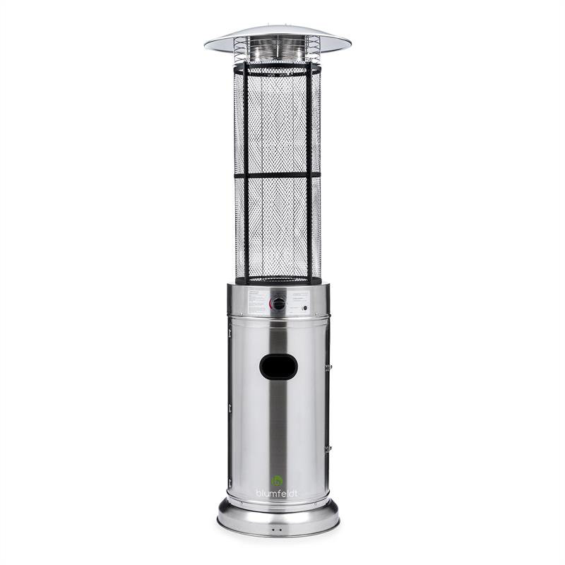 Propane Standing Patio Heater, Silver