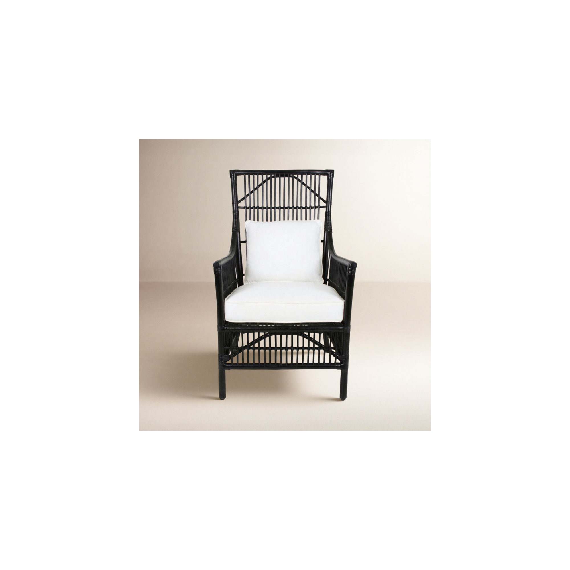 Barkley Upholstered Armchair, Black