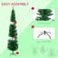 Arbres de Noël artificiels 7 pi avec DEL-124549119