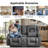 Manual Reclining Loveseat Sofa With Center Console, Cup Holders And LED Lights - Plush Theater Seating-807406454