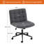 Chaises de bureau modernes avec roulettes, chaise de bureau pivotante sans accoudoirs pour siège large-1316408460