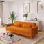 Canapé 85,63 po style Mid-Century moderne avec coussins moelleux et pieds en métal-486884191