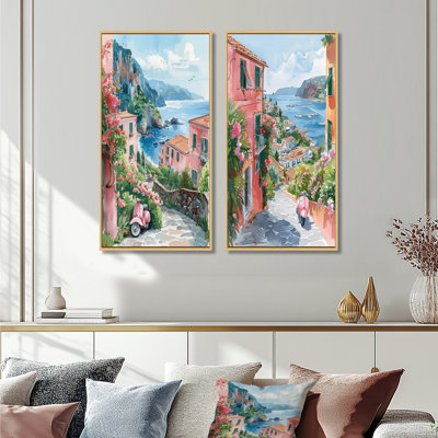 Ensemble d'art mural 2 pièces Savoie - Italie