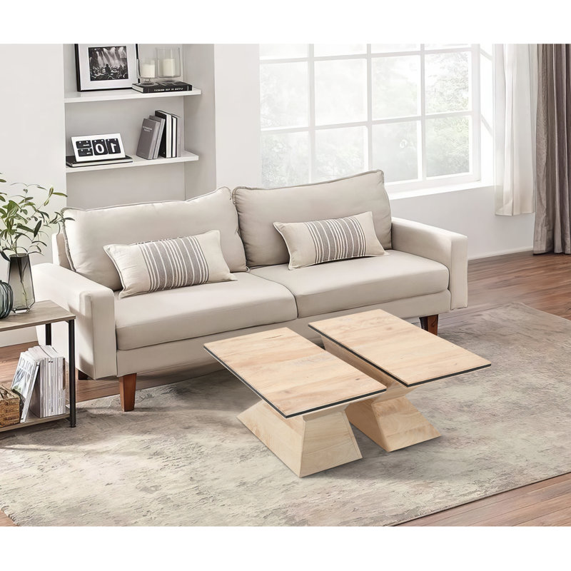 Shalynn 2 Piece Split Design Coffee Table