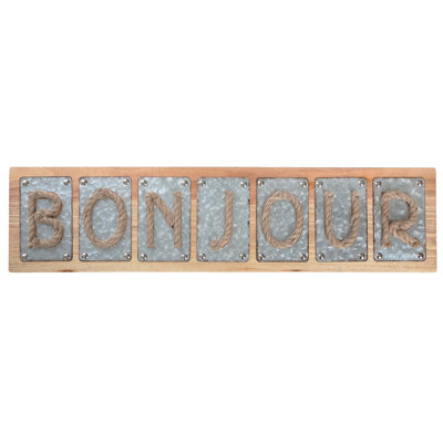 Farmhouse Wall Decor on Metal
