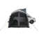 Dakota Fields 250cm W x 260cm D Fabric Black Cover Retractable Trailer Awning