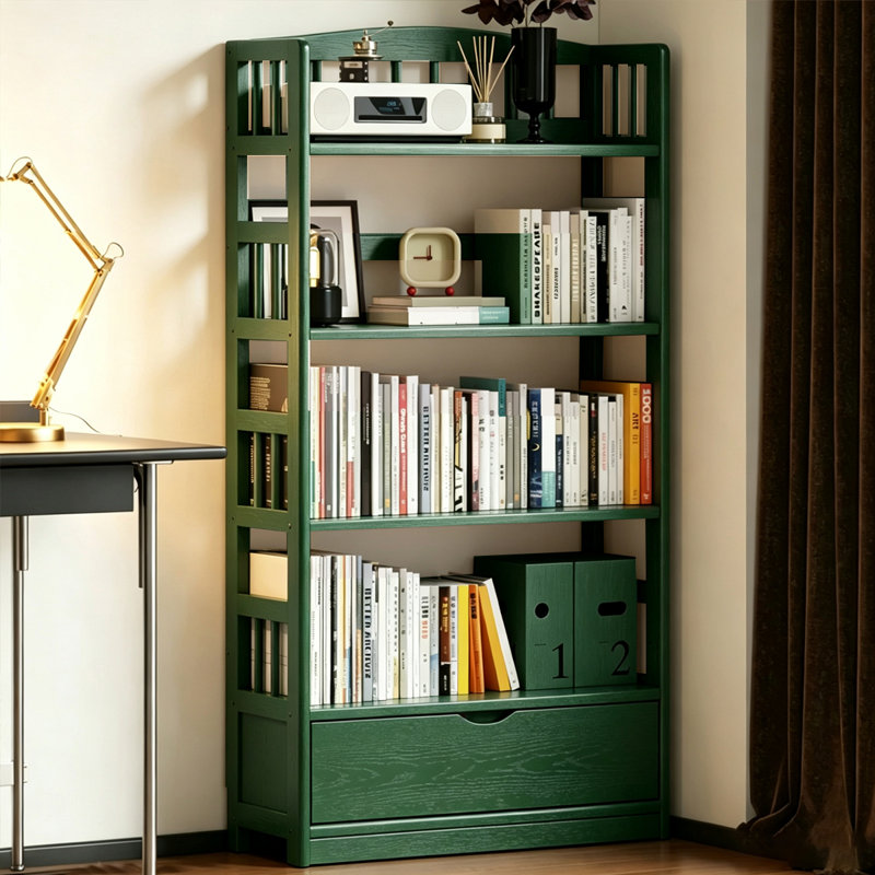 Bibliothèque standard Green Green, L 31,5 po, Vert