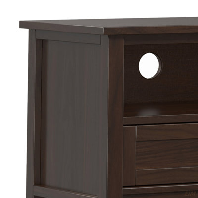 Meuble télé bas 72 po Warm Shaker