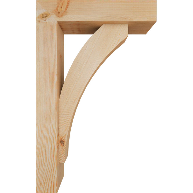 Support de bloc Thorton avec entretoise décalée, 32 x 20, Sapin Douglas de l 5 1/2 po (lisse)