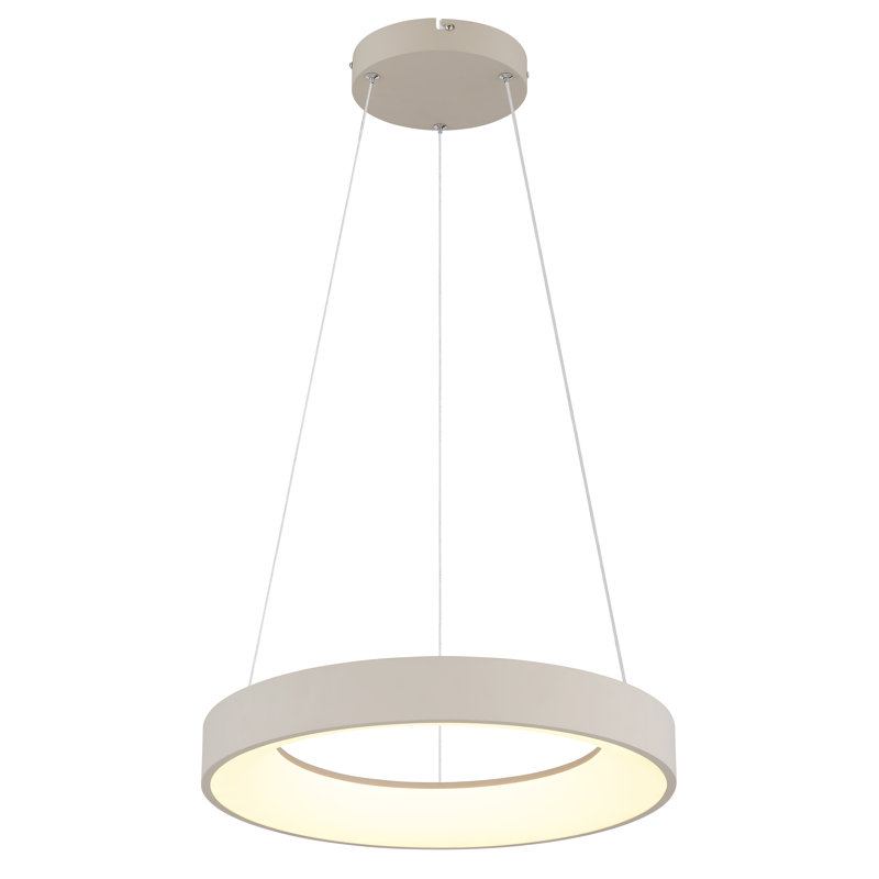 1 - Light Natural LED Geometric Pendant