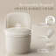 Fauteuil d'appoint pivotant rembourré avec rangement, sans assemblage requis-903002679