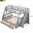 Gray Twinfull Bunk Bed With . Strong Solid Wood Structure. Space Optimization. Versatile Sleeping Option. Safe For . No Spring Box In Drawers, & Chest. Construction Durability. Extra Storage Space.
