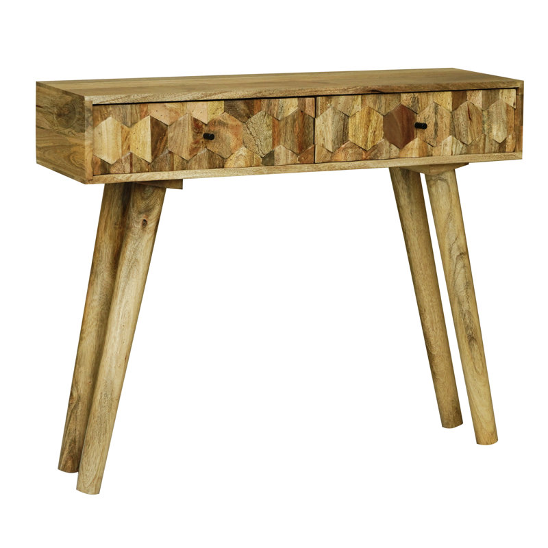 Juliet Hexagnol Console Table 2 Drawer