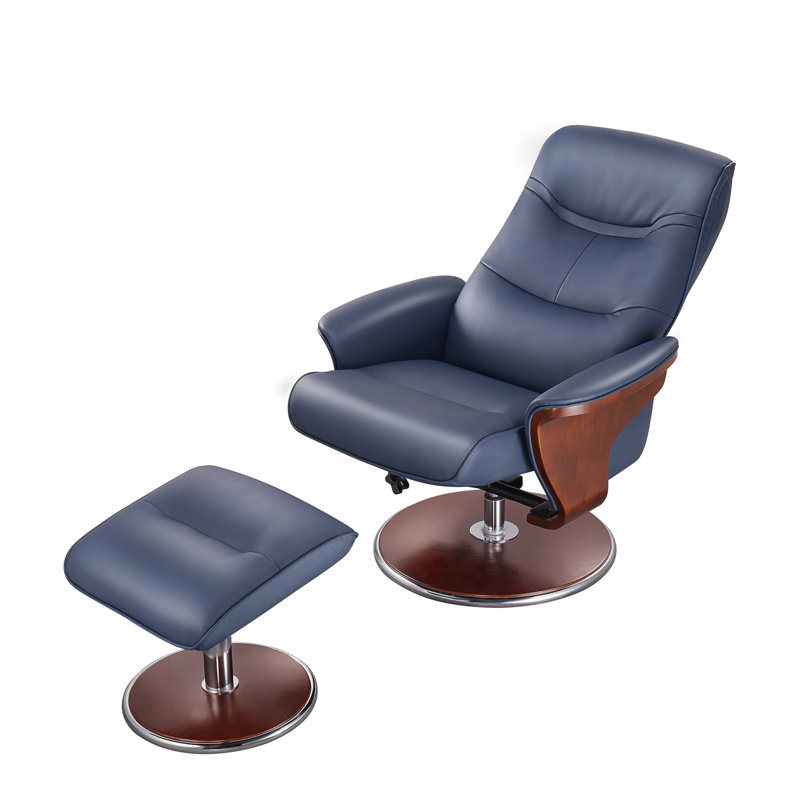 Milano Faux Leather Swivel Recliner