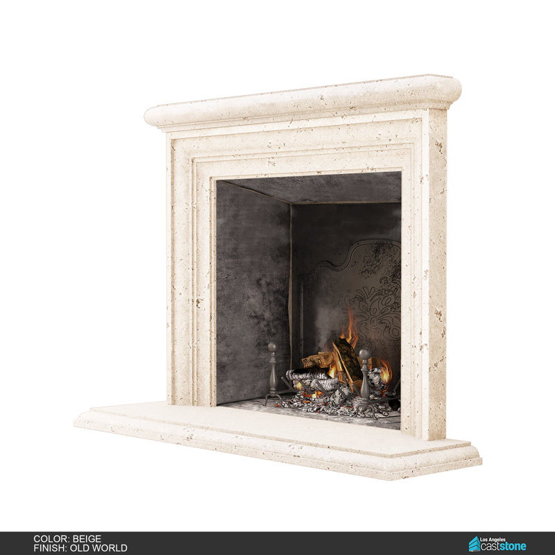 Sonoma Fireplace Surround, Old World Beige
