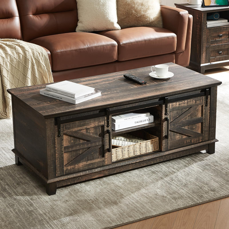 Chimira Coffee Table, Black, Black, Black
