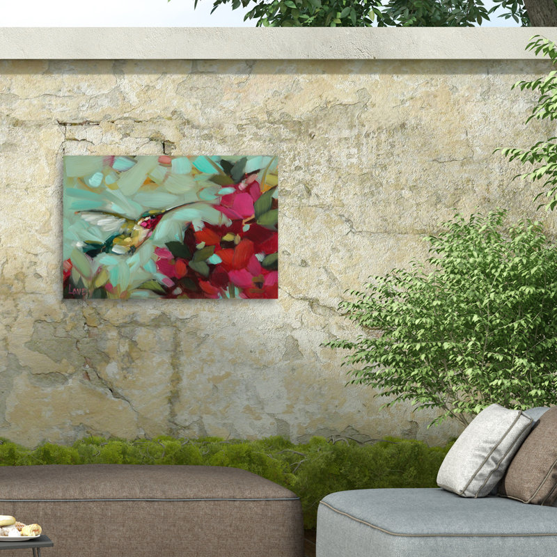Toile d'extérieur pistache Andrea Lavery, H 16 po x l 24 po