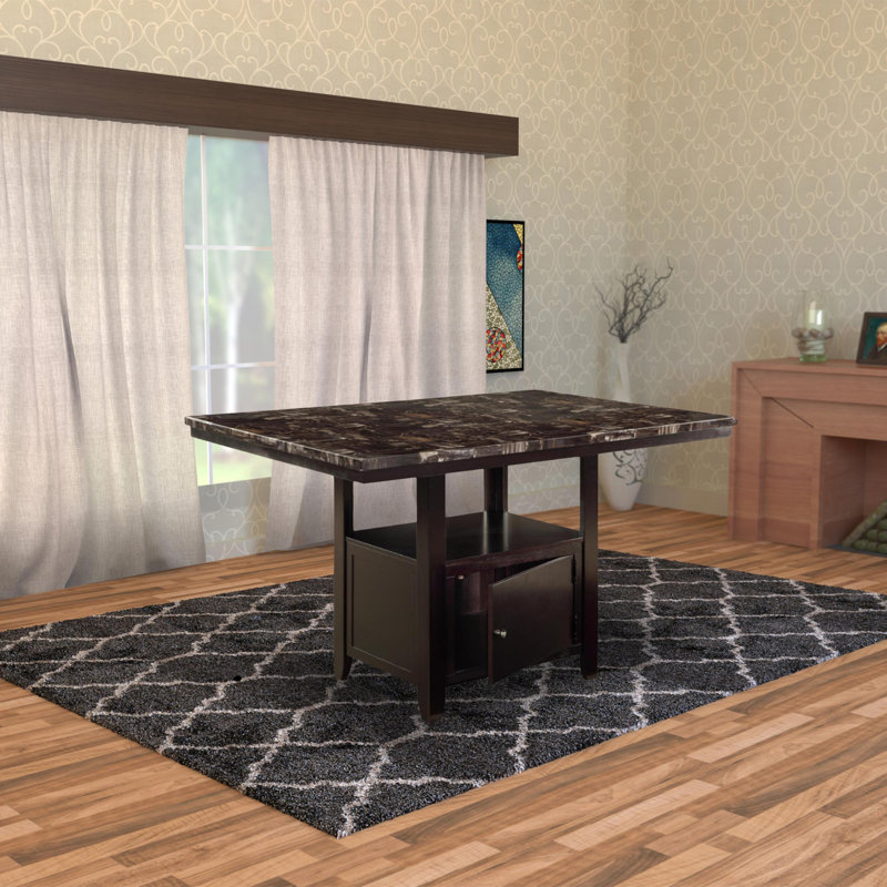 Annegie Dining Table, 30" H x 60" L x 40" W