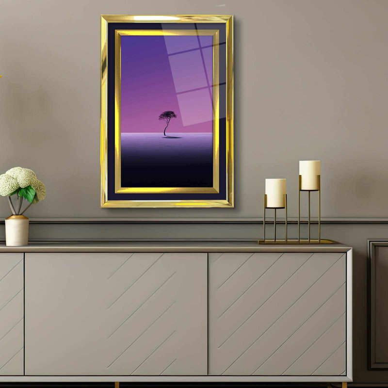 Elegant Decorative Framed Painting, 17.0 x 25.6 inches | 100% Acrylic Glass (Thickness: 0.04 inches) & Solid Wood Frame (Thickness: 1.0 inches) | Perfect Wall Art for Living Room, Bedroom & Office Decor