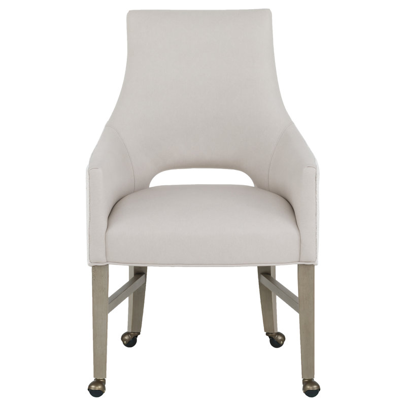 Fauteuil en cuir Dover, Tabac, Perle 1181