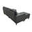 Linen Upholstered Modular Sectional with 2 Ottomans
