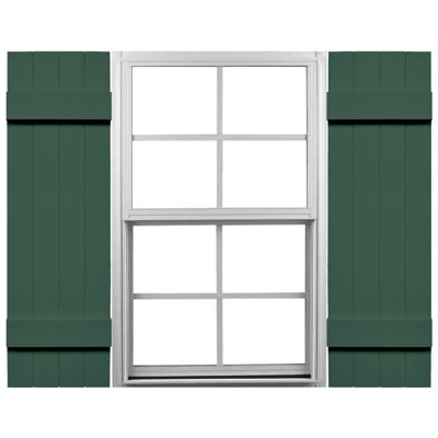 Mid-America 14'' Board & Batten Shutters