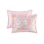 Ensemble d'édredon en peluche imprimé métallique avec coussin décoratif-122525104