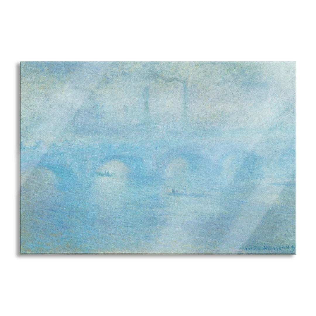 Glasbild Palazzo da Mula in Venedig von Claude Monet