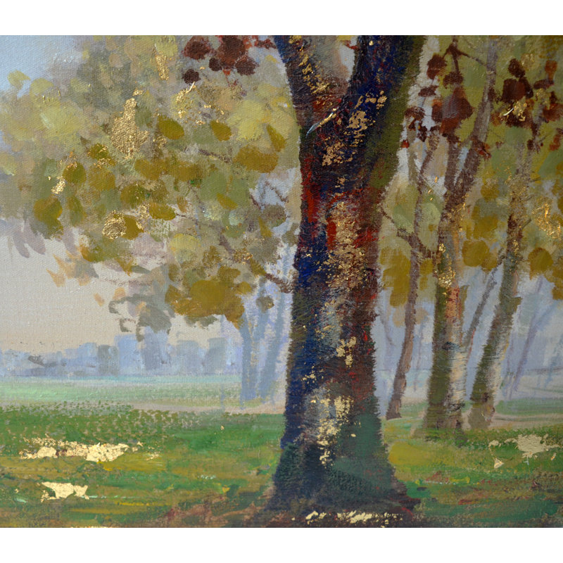 Parisian Forest by Grant Wood - Wrapped Canvas Painting