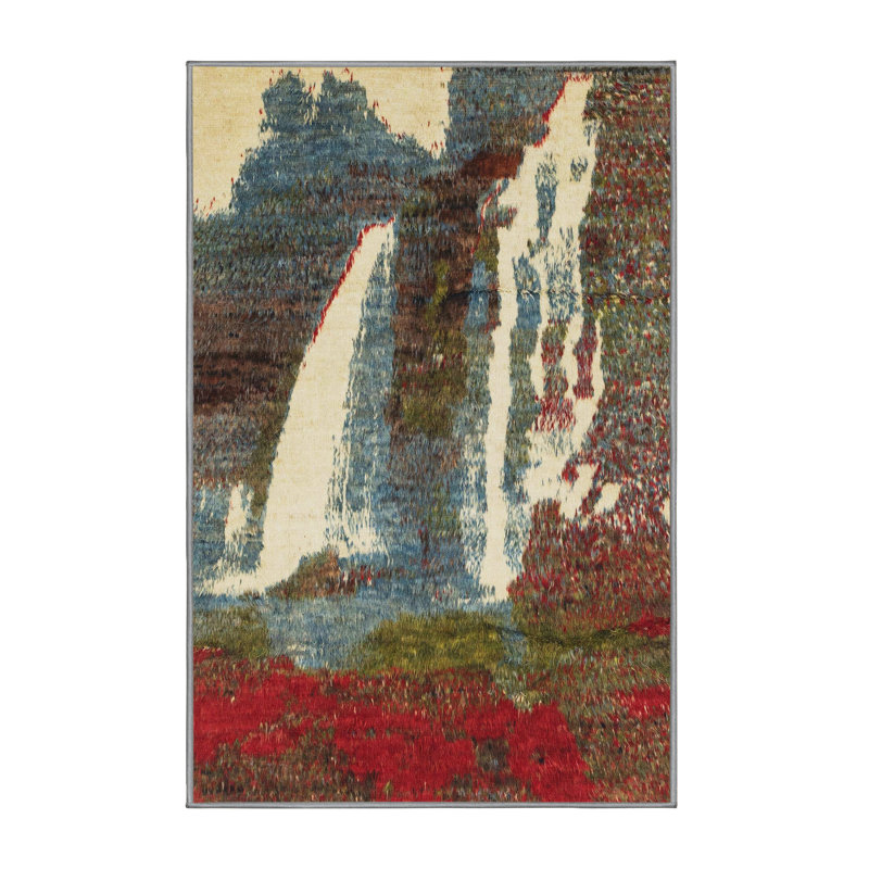 Tapis abstrait moderne 2530, Rectangle 4 pi x 6 pi