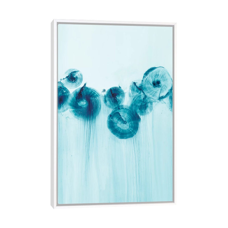 "Wildflowers III" par Ethan Harper, reproduction d’art, Toile blanche encadrée, H 48 po x l 32 po x P 1,5 po, Pas de tapis