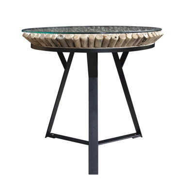 Josannah Cross Legs End Table