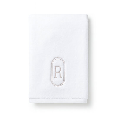 Monogram Embroidered Fingertip Towel