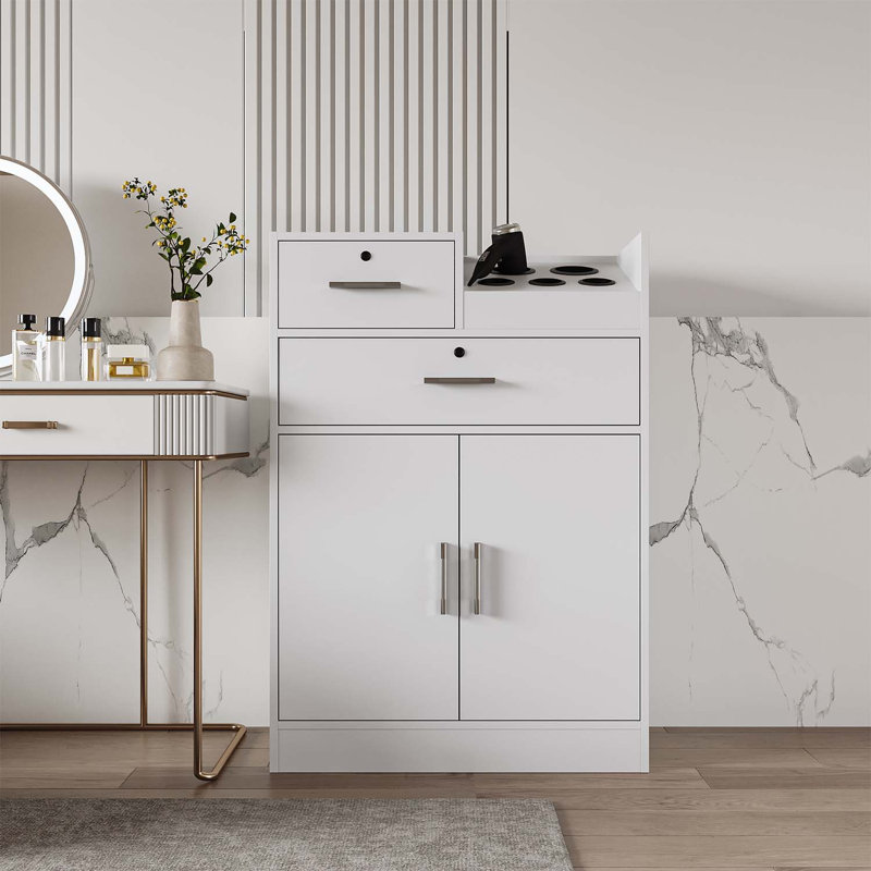 Armoire de rangement Salon, Blanc