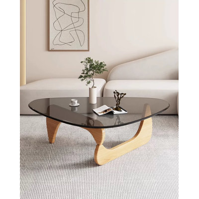 Glass Top Single Coffee Table