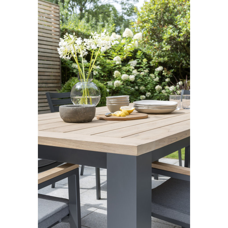 Elba 87'' Rectangular 8 - Person Outdoor Dining Set with Cushions