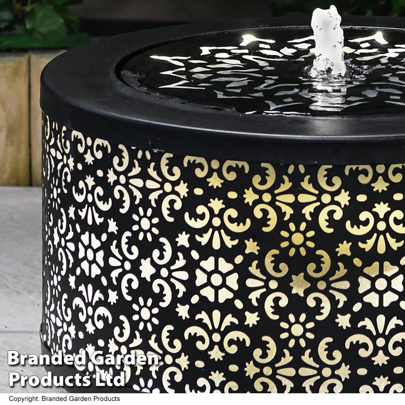 Gilda Metal Weather Resistant Fountain with Light