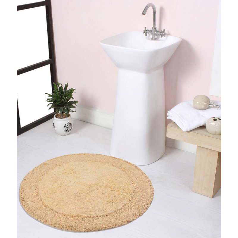 Tapis pour salle de bain Gadbois, Beurre